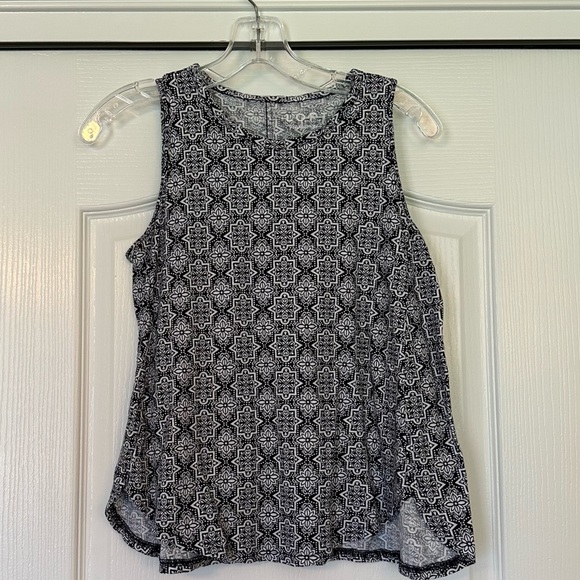 LOFT Tops - LOFT Navy and White Vintage Soft Sleeveless Top Size XS